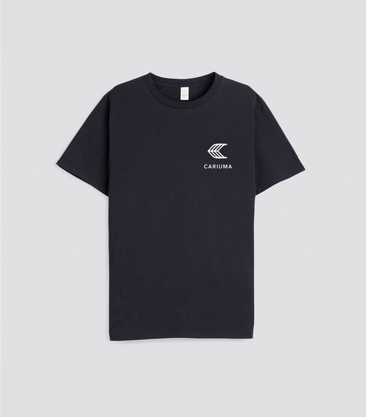 T-Shirt Black with Small Off-White Logo