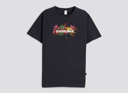 T-Shirt Black Cariuma Flowers