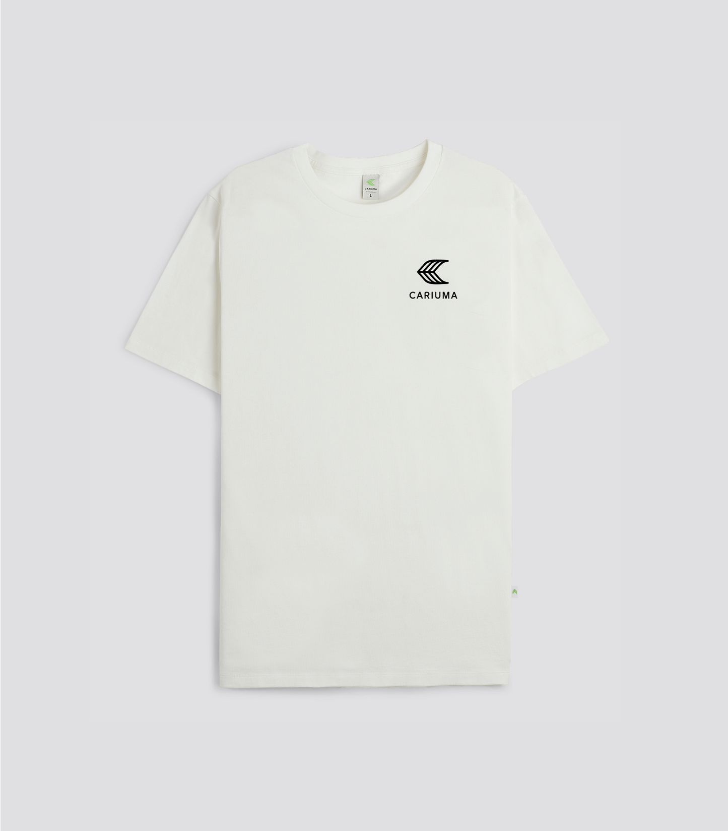 T-Shirt Off-White with Small Black Logo