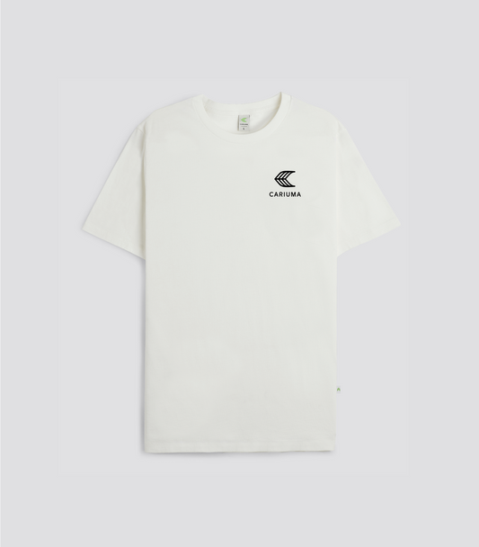 T-Shirt Off-White with Small Black Logo