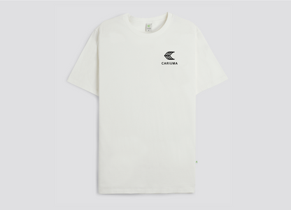 T-Shirt Off-White with Small Black Logo