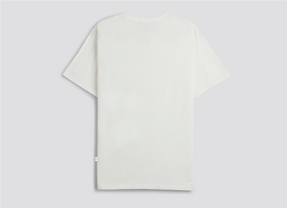 T-Shirt Off-White with Small Black Logo