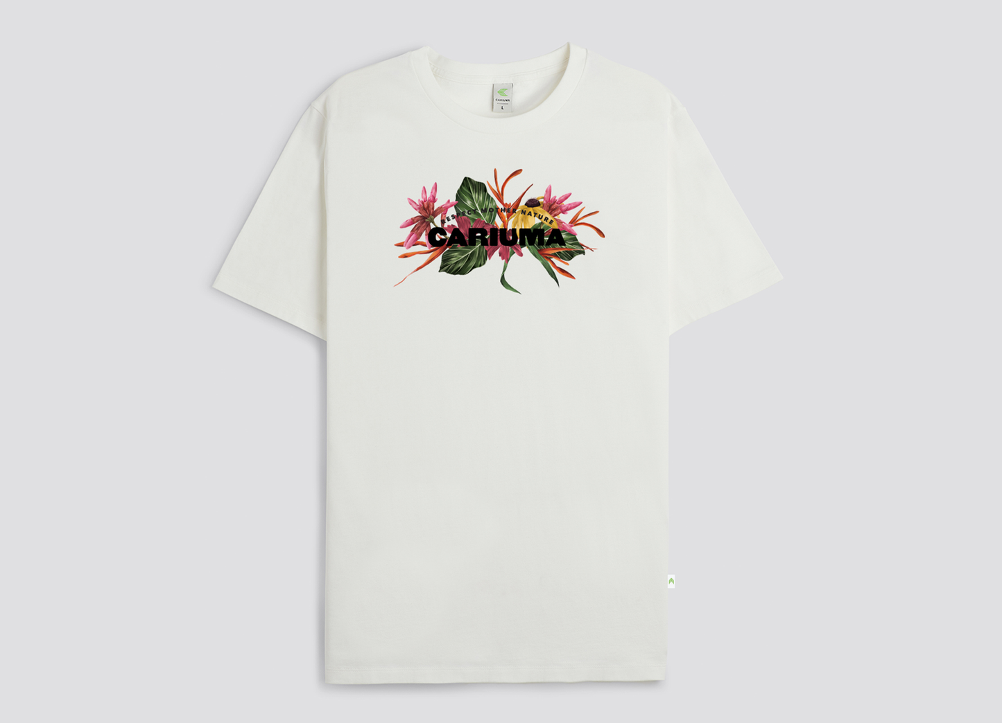T-Shirt Off-White Cariuma Flowers