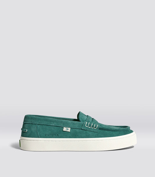 CAJU Loafer Teal Suede